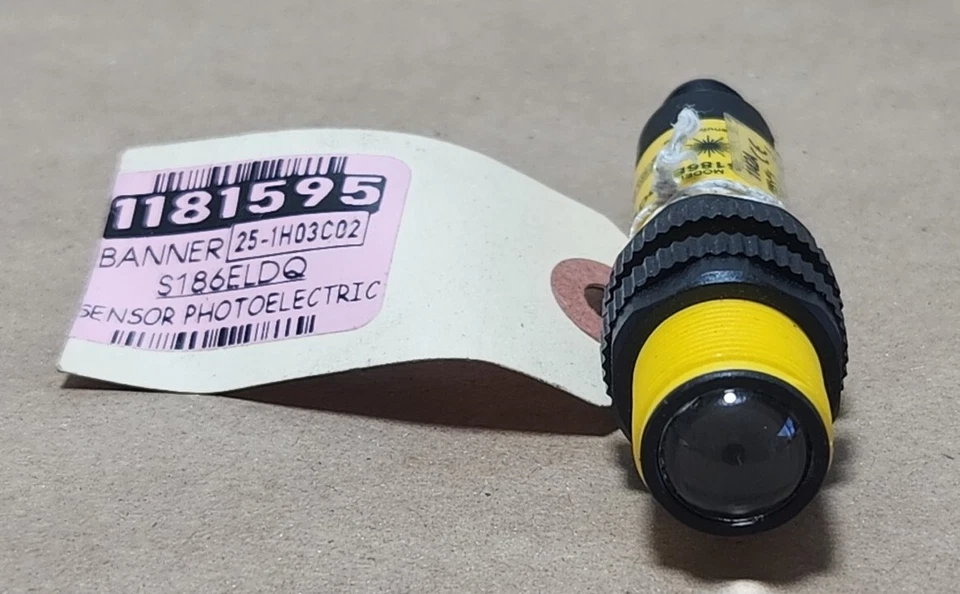 * 全新 SURPLUS* 横幅 S186ELDQ 接近传感器 激光发射器 10-30Vdc + 保修 — 第 4/4 张图片