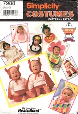 Infant and Baby Costumes, No Sew Simplicity Pattern 7988