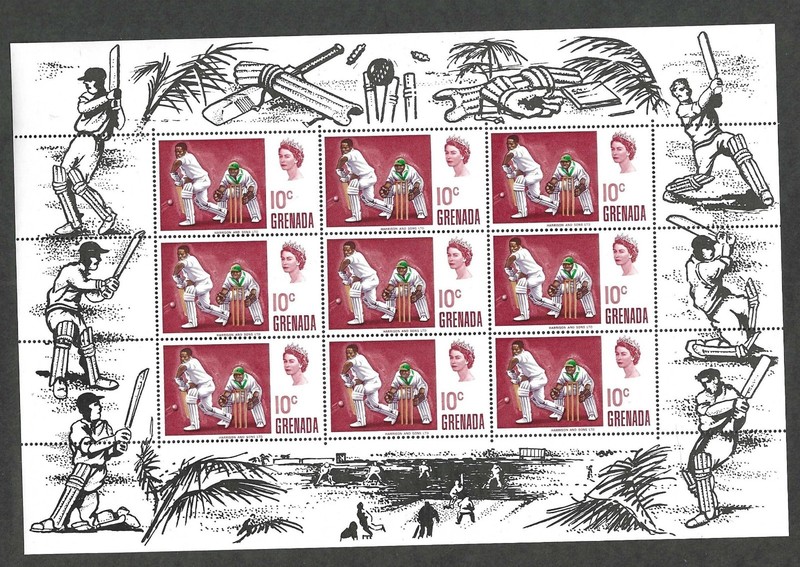 Grenada - Scott's #325 and # 326 full sheets mint never hinged