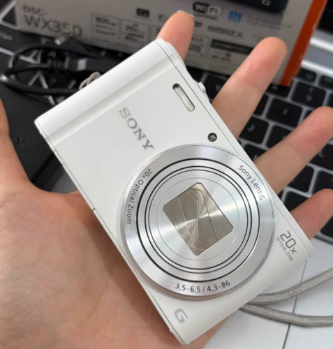 SONY Cyber-shot DSC-WX350 18.2 MP 20x Digital Zoom Digital Camera English WHITE