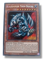 ⚡Blue Eyes Toon Dragon Yugioh SRL-DE000 Spell Ruler 25th Anniversary near mint⚡