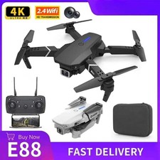 2024 E88 Pro WIFI FPV Drone, Wide Angle 4K/1080P HD Camera, Height Hold, Foldabl