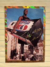 Shaq card, Shaquille O'Neal Gold foil Pepsi promotional trading card