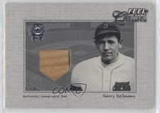 2001 Fleer Greats of the Game Feel the Game Classics Harry Heilmann HOF e6p