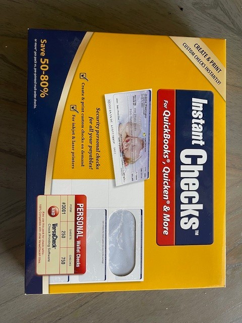 Instant Checks by VersaCheck - Starter and Refill Pack - Brand New - Never Open