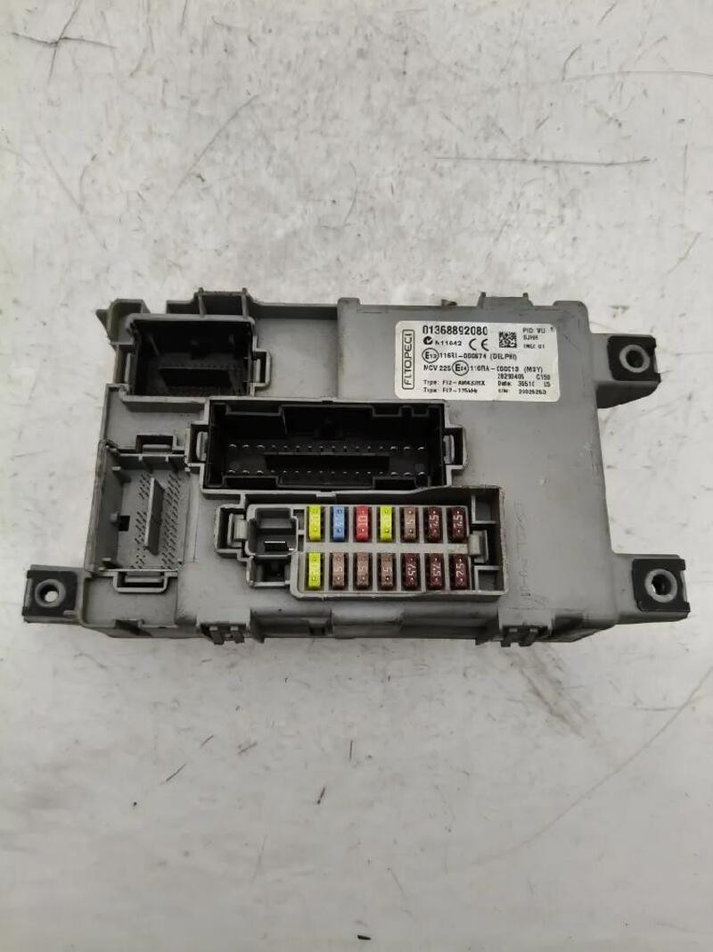 01368892080 CENTRALINA BODY COMPUTER FIAT QUBO (3N) 1.3 MJT (55Kw) Mnv 2008-2012