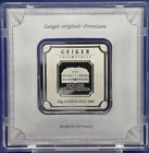 Geiger 50 Gram Silver Square Bar .999 Fine Silver Sealed Assay Made in Germany