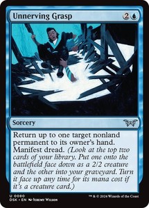 Unnerving Grasp #80 Duskmourn: House of Horror MTG
