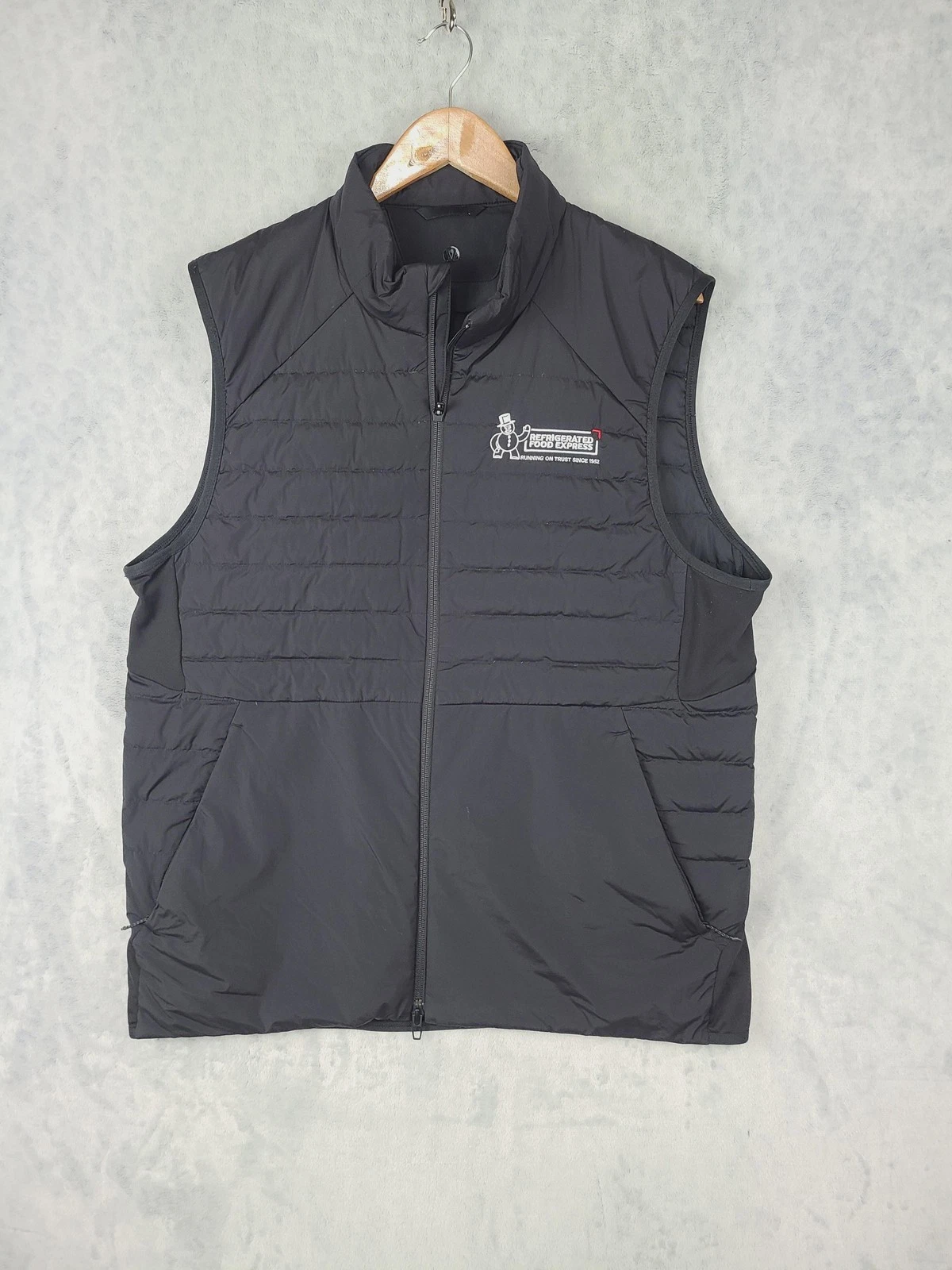 Lululemon Vest Mens XL Black Quilted Puffer Insulated Full Zip Down For It All