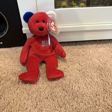 RARE AUTHENTIC Ty Beanie Baby America 9/11 Memorial Bear