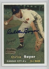 2001 Topps Team Topps Legends Auto Clete Boyer Cletis Boyer #TT31R Auto 1q7