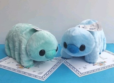 Build A Bear Mint & Blue Tardigrade Wasserbär Plüsch & Zertifikat Brandneu mit Etikett 