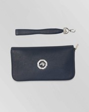 Stefano Ricci Navy Calf Leather Continental W...