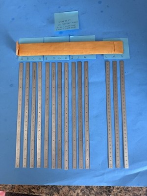 STARRETT No. C305R-12  Or C331R-12 Scale 12  Long Full-Flexible Rule Pick One