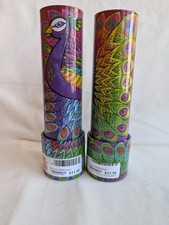 Set Of 2 Peacock Kaleidoscope Brand New 7.5" House Of Marbles Toy Toys