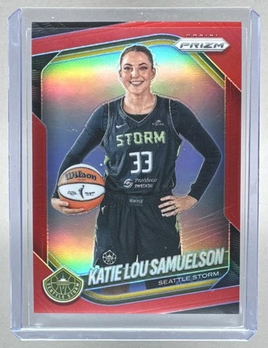 Katie Lou Samuelson 2025 Panini WNBA Prizm #82 Red /299