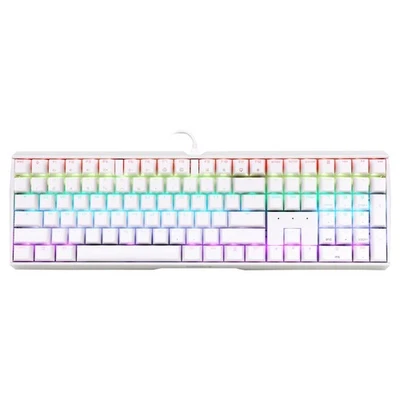 Cherry MX 3.0S RGB Gaming Mechanical Keyboard White Version - MX Blue Switch - image 1 of 3