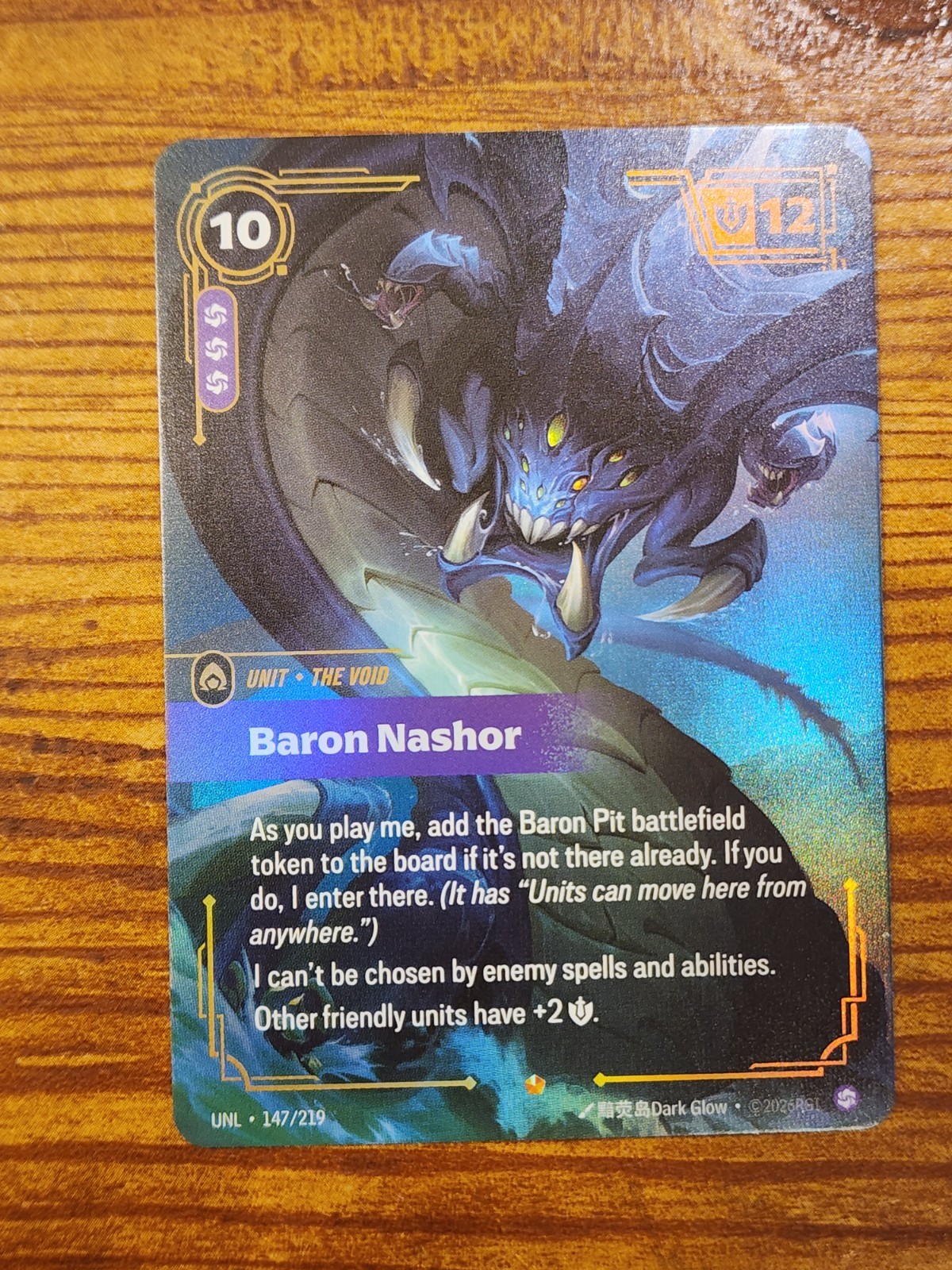 Baron Nashor - 147/219 - Riftbound Unleashed Near Mint