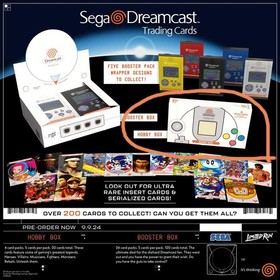 Dreamcast Sega  Trading Card Hobby Box Vintage SEGA JPN Limited Edition Rare Vid
