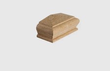 Staircase Newel Post Cap Pyramid Oak for 90mm Newels Full or Half Options