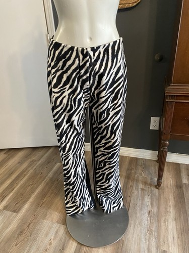 Vintage Y2K Victoria Pappas Faux Fur Pants Size 6