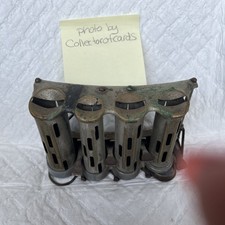 Ancien changeur de pièces haute vitesse McGill distributeur 4 barils monture ceinture Galef USA