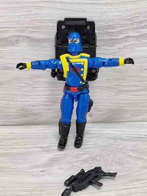 Vintage GI Joe Action Force Cobra Commander v5 Figur 1992 mit Original Waffe