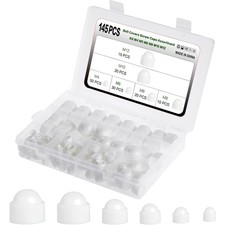 Schutzkappen Schrauben M4 M5 M6 M8 M10 M12 Nylon 145 Stück Kappen Muttern