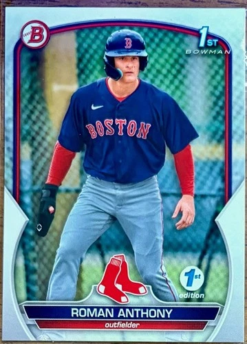 Roman Anthony 1st Bowman 1st Edition Prospect Card - 2023 Bowman 1st Edition