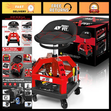 Adjustable Rolling Shop Stool With Tool Tray 360 Swivel Heavy Duty 330 Lbs C Adjustable Rolling Shop Stool With Tool Tray 360 Swivel Heavy Duty 330 Lbs C