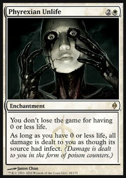 Magic/MTG Phyrexian Unlife NPH-18 Rare Englisch Good