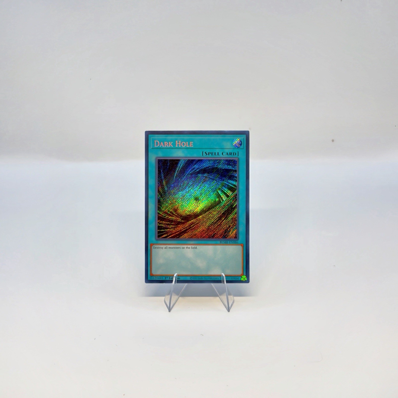 Yu-Gi-Oh! Dark Hole BLMR-EN050 Secret Rare 1st Edition Near Mint NM