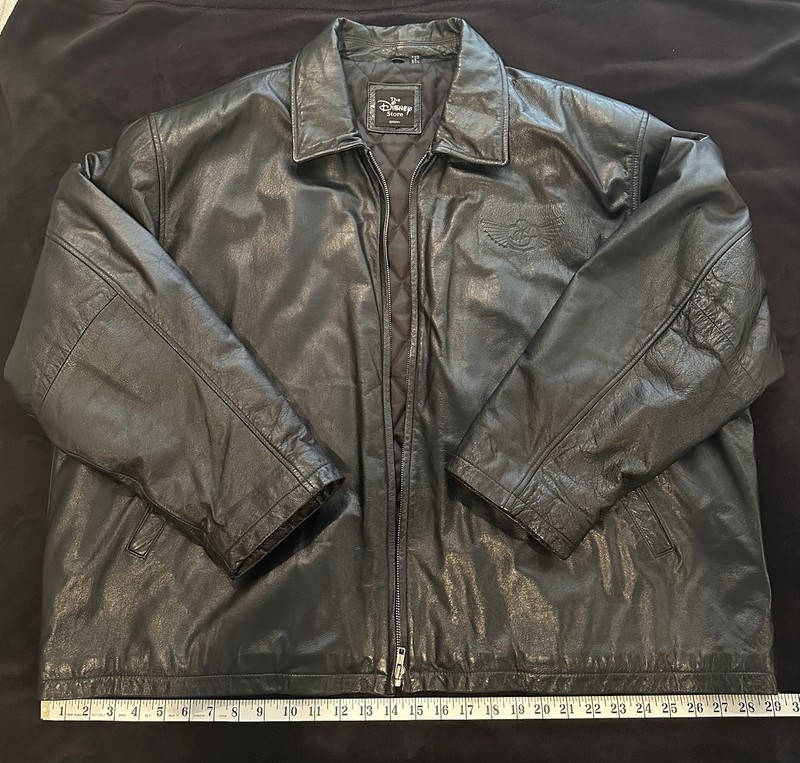 Disney Mickey Mouse Road Gear Special Edition Leather Jacket *see description ￼