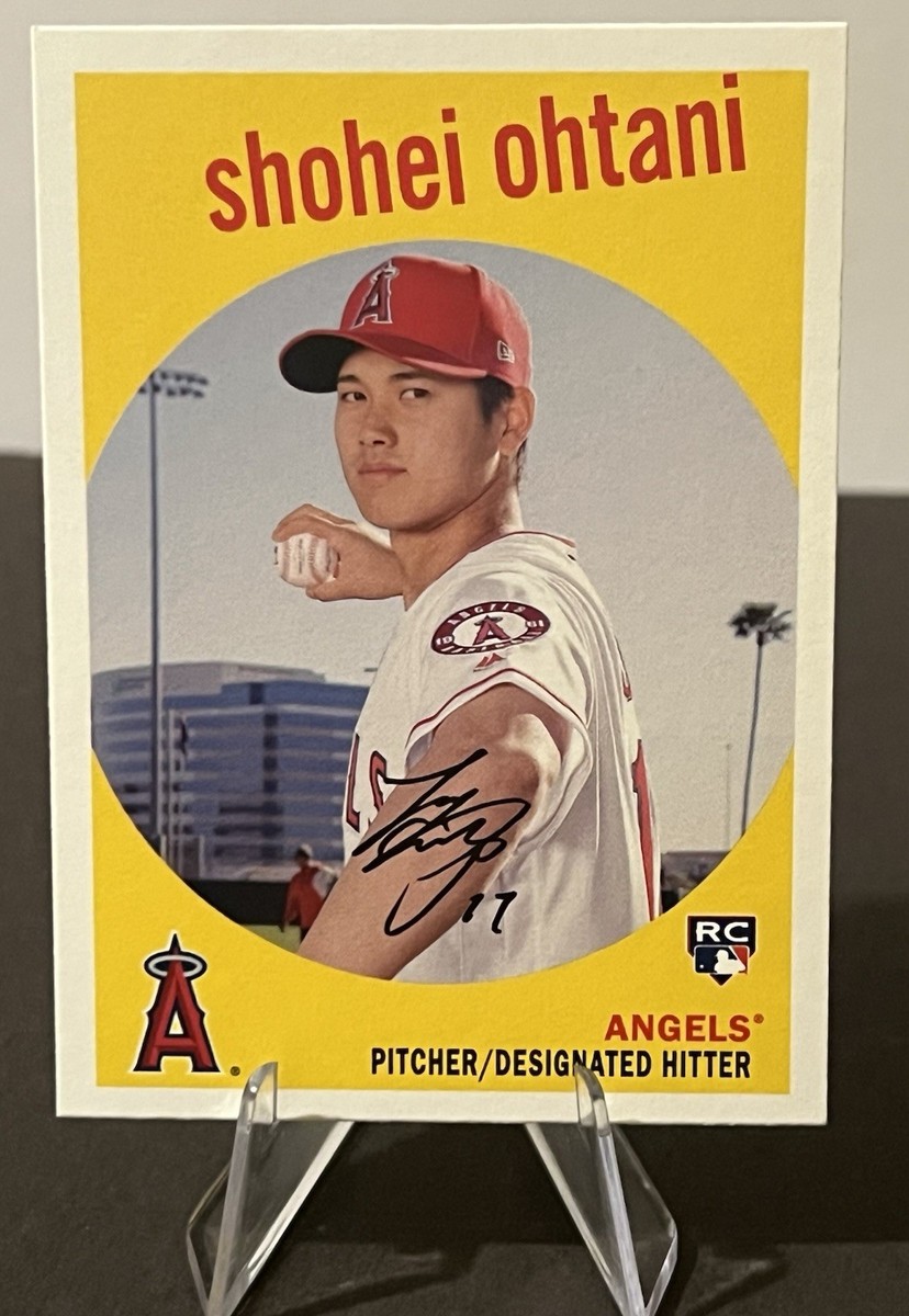 2018 Topps Archives 1959 Design Shohei Ohtani (Pitching Pose) #50