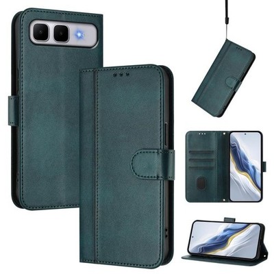 For Infinix Smart 10 Plus Line Splicing Buckle Retro Leather Phone Case Cover
