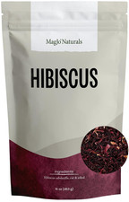 Naturals, Hibiscus Flowers 1LB 16 Oz Hibiscus Tea Cut  Sifted Flowers, Flor D
