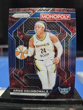 2024 Panini Prizm Monopoly WNBA - Prizm Classic Icons Red Prizm Arike Ogunbowale