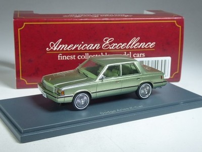(KI-01-40) Neo Scale Models Dodge Aries K-Car grün metallic in 1:43 in OVP