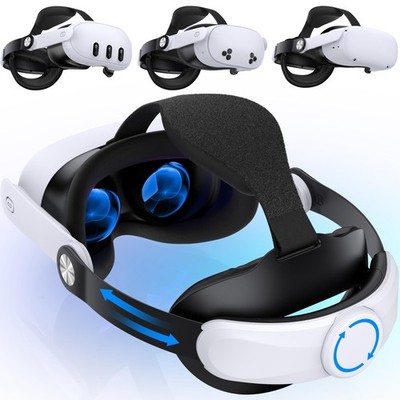 Adjustable Head Strap for Meta Quest 3S/Quest 3/Quest 2, Replacement for Elite