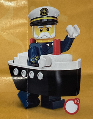LEGO 71034 SERIES 23 COLLECTIBLE MINIFIGURE FERRY SHIP BOAT CAPTAIN NEW