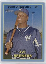 2016 Topps Heritage Minor League Edition Blue 57/99 Demi Orimoloye #109 he0
