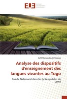 Koffi Mensah Dodzi N'kekpo | Analyse Des Dispositifs D'enseignement Des...