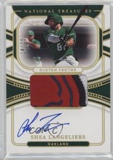 2022 Panini National Treasures Holo Gold 14/25 Shea Langeliers #CFS-SL Auto 8b5