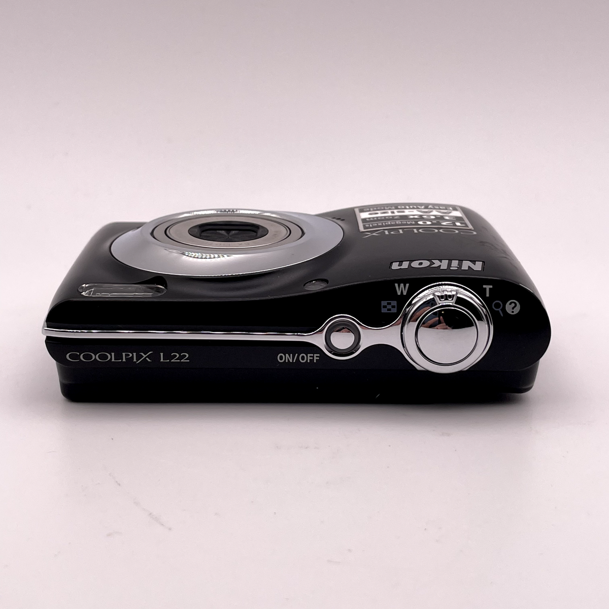 Nikon Coolpix L22 Digital Camera – Black – Battery Cover Does Not
