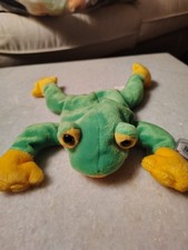 TY Beanie Baby - SMOOCHY the Frog 8 inch Stuffed Animal Toy New With Tag