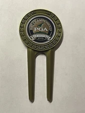 2009 PGA Championship Divot Tool & 1" Coin Golf Marker - Hazeltine National GC