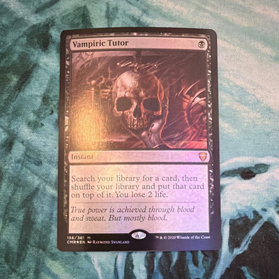 Wizards of the Coast MTG Vampiric Tutor Commander Legends Foil Mythic #156 EN