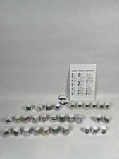 Lot of 30 USA State Thimbles Porcelain & 3 Metal Made In USA