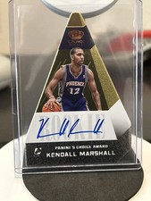 2012 Preferred Panini's Choice Award Rookies Gold 1/10 Kendall Marshall Auto 🏀