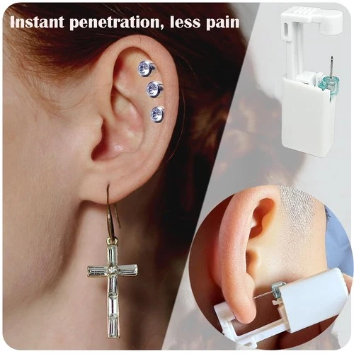 6 Pack Ear Piercing Kit, Disposable Gun, Self Gun,... image 6